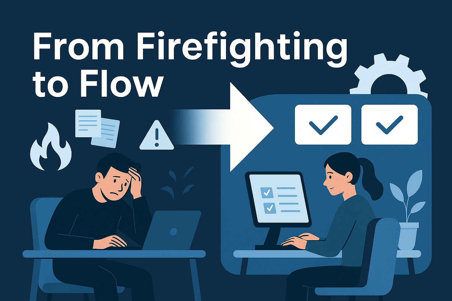 Firefighting to Flow - Opsaris Support Operations